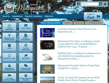 Tablet Screenshot of mattapoisett.net